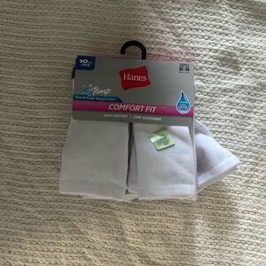 Hanes Men's X-Temp White Athletic Socks